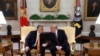 Premierul ungar Viktor Orban primit la Casa Albă de președintele republican Donald Trump, Washington, 13 mai 2019. 