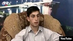 Azerbaijan -- Armenian captive Manvel Saribekian speaks on a YouTube video, 17Sep2010