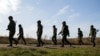 Боевики группировки «ДНР» покидают свои позиции возле Петровского. 7 октября 2016 года