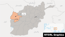 موقعیت ولایت هرات در نقشه عمومی افغانستان