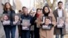 Lithuania - Picket near the Belarusian Embassy in Vilnius on the second anniversary of Siarhiej Tsikhanouski's incommunicado 