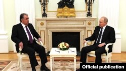 Переговоры Путина и Рахмона в Москве, 8 мая 2021 года