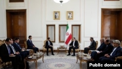 Armenian Deputy Foreign Minister Vahan Kostanian met with Iranian Foreign Minister Seyed Abbas Araghchi as part of his visit to the Islamic Republic of Iran on August 12-13, 2025.