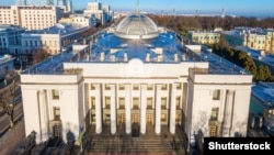 Здание Верховной Рады Украины, архивное фото 