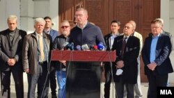 Lideri i partisë opozitare maqedonase, Hristijan Mickoski.