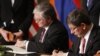 Церемония подписания армяно-турецких протоколов, Цюрих, 10 октября 2009 г.