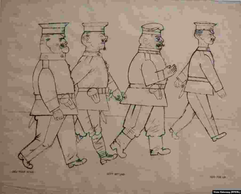 Traume și satire - George Grosz, Mapa politică „Gott mit uns”/Dumnezeu cu noi, 1920
