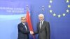 Armenia -- President Serzh Sarkisian (L) meets with Herman van Pompuy, president of the European Council, in Brussels, 27May 2010.