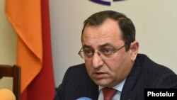 Министр охраны природы Армении Арцвик Минасян, Ереван, 27 декабря 2016 г.