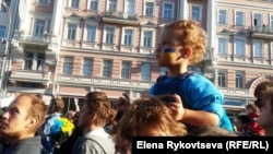 Marș pașnic pro-ucrainean la Moscova