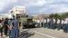 Armenia -- Police dismantles the cabins of the Lydian Armenia company. 07August, 2020