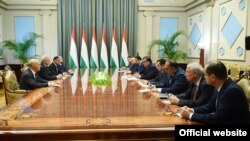 Мулоқоти раиси ҷумҳури Тоҷикистон бо намояндагони ширкати итолиёӣ