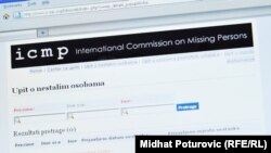 Internet pretraga baze o nestalim osobama ICMP-a
