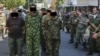 Donetskde paraddan geçirilen ukrain ýesirleri. 24-nji awgust, 2014. Roýters