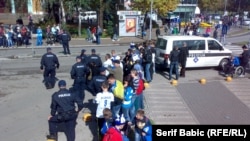 Atmosfera u Zenici pred susret
