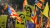 Barcelona a fost cuprinsă de ample manifestații de protest în octombrie 2019, după ce justiția spaniolă a condamnat la închisoare mai mulți lideri catalani implicați în referendumul din 2017.