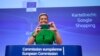 Margrethe Vestager egy korábbi sajtótájékoztatón, még versenypolitikai biztosi minőségében.