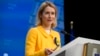 Belgium - EU foreign policy chief Kaja Kallas holds a press conference at the EU headquarters in Brussels on February 24, 2025.