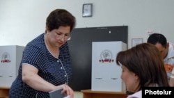 Armenia - Municipal elections, Yerevan, 31May, 2009