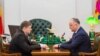 Preşedintele Igor Dodon şi ambasadorul în Rusia Andrei Neguţa
