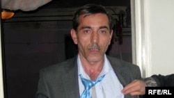 Ilgar Nəsibova Naxçıvanda hücumlar əvvəllər də olub. Bu foto 2009-cu ildə hüquq müdafiəçisinə qarşı zorakılıqdan sonra çəkilin