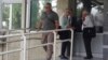 Илустрација - Горан Грујевски пред Основен суд Скопје 1 по судењето за Тврдина 2. 