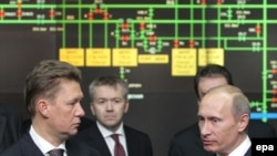 Миллер (c) һәм Путин Газпромда