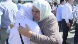 Возвращение таджикских паломников на родину