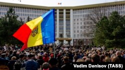 Protest organizat de Blocul ACUM cu ocazia primei ședinte a noului parlament, Chișinău, 21 martie 2019 