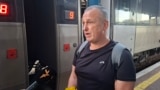 Фрілансер Крим.Реалії Владислав Єсипенко на вокзалі в Києві, 01 серпня 2025 року