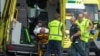 An injured person is loaded into an ambulance following the shootings in Christchurch, New Zealand on March 15.