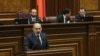 Премьер-министр Никол Пашинян в парламенте (архив)