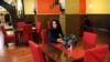 A woman waits for her food at a restaurant in Kabul in 2016. Now she would probably be harassed by Taliban militants, even if not alone.