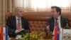 Željko Kuprešak, (desno), hrvatski ambasador u Srbija i Nebojša Zdravković, zamenik gradonačelnika Kragujevca, 18. mart 2011.