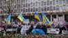 Лондонські українці протестували проти військового втручання Росії