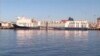 Nava MV Bahijah, cu ovine și bovine la bord, în portul Fremantle, din Australia, vineri, 2 februarie. Stop-cadru dintr-o înregistrare video. 