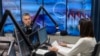 Orbán Viktor a Kossuth Rádió stúdiójában 2018. december 7-én
