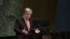 UN Secretary-General Antonio Guterres as he makes remarks at the opening meeting of the Commission on the Status of Women 63rd session, in New York City on March 11.