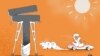 Карикатура Галыма Смагула на тему обесценивания тенге. 