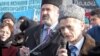 Украина-- Джемилев Мустафа (аьрр), Симферополехь митингехь.