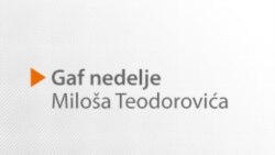 Gaf nedelje od 31. januara do 7. februara