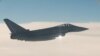 Imagine de arhivă cu un avion multi-rol Typhoon, care aparține forțelor aeriene britanice.