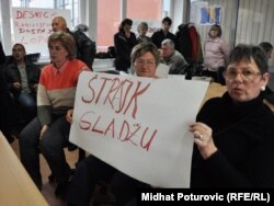Jedan od protesta radnika u BiH