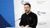 Украинскиот претседател Володимир Зеленски одржува говор за време на 61. Минхенска безбедносна конференција во Германија на 15 февруари 2025 година.