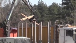 Як зносили хрести в Куропатах – відео