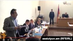 Արթուր Սաքունցը միջնորդություն է ներկայացնում, Գյումրի, 18-ը հունվարի, 2016թ.