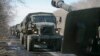 Tehnică militară a separatiştilor în apropiere de Doneţk, 24 februarie 2015