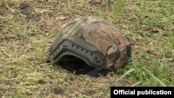 Ադրբեջանի ԶՈՒ զինծառայողի սաղավարտ, արխիվ