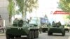 Репетиція параду військової техніки, який має відбутися 9 травня у Донецьку
