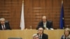 Cyprus -- Armenian President Serzh Sarkisian addresses parliament in Nicosia, 17Jan2011.